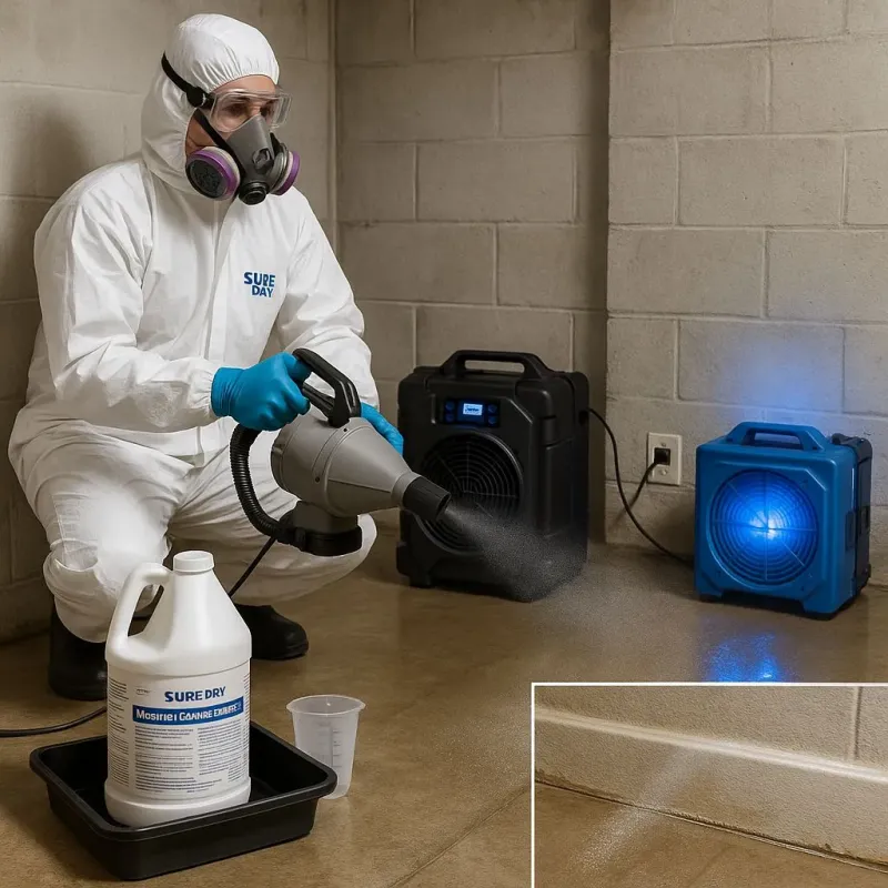 Sanitization and Odor Removal process in Emmaus, PA